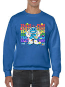 Frozeti the Yeti - Taste the Fun Dippin' Dots Graphic Men's Sweatshirt