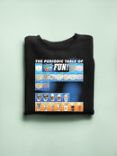 Periodic Table of Fun - Dippin’ Dots Ice Cream Graphic Men's Sweatshirt