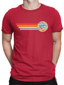 Retro Dippin' Dots Ice Cream Stripes - Cool Summer Graphic Men's T-shirt