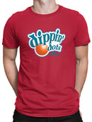 Retro Dippin' Dots Logo Graphic Tee - Ice Cream Lovers Graphic Men's T-shirt