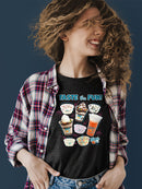 Dippin' Dots Variety Tee - Ice Cream Flavors Graphic