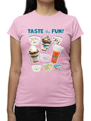 Dippin' Dots Variety Tee - Ice Cream Flavors Graphic