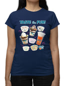 Dippin' Dots Variety Tee - Ice Cream Flavors Graphic