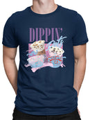 Dippin’ Dots Ice Cream Delight - Retro Pastel Graphic Men's T-shirt