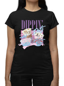 Dippin’ Dots Ice Cream Delight - Retro Pastel Graphic