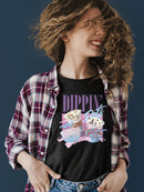 Dippin’ Dots Ice Cream Delight - Retro Pastel Graphic