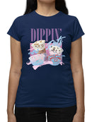 Dippin’ Dots Ice Cream Delight - Retro Pastel Graphic