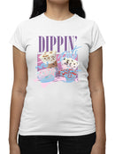 Dippin’ Dots Ice Cream Delight - Retro Pastel Graphic