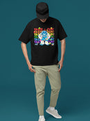 Frozeti the Yeti - Taste the Fun Dippin' Dots Graphic Men's T-shirt