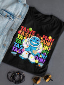 Frozeti the Yeti - Taste the Fun Dippin' Dots Graphic