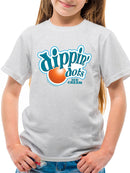 Retro Dippin' Dots Logo Graphic Tee - Ice Cream Lovers Graphic Youth's T-shirt