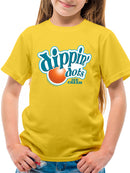 Retro Dippin' Dots Logo Graphic Tee - Ice Cream Lovers Graphic Youth's T-shirt