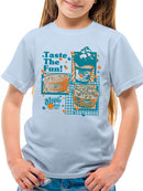 Dippin' Dots Retro Delight Tee - Taste the Fun Ice Cream Graphic Youth's T-shirt