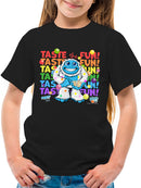 Frozeti the Yeti - Taste the Fun Dippin' Dots Graphic Youth's T-shirt