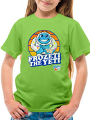 Frozeti the Yeti - Dippin' Dots Ice Cream Fun Graphic Youth's T-shirt