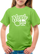 Classic Dippin' Dots Logo Graphic Tee - Ice Cream Lovers Graphic Youth's T-shirt