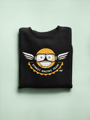 Street Racing Team - Retro Moto Racer Emoji Men's Sweatshirt