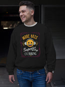 More Bass - Superior Clubbing Retro Emoji DJ Men's Sweatshirt