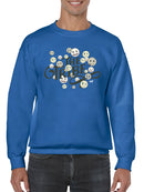 The Tribe - Vintage Emoji Crew Unity Graphic Men's Sweatshirt