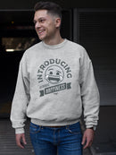 Introducing Happiness - Retro Laughing Emoji Men's Sweatshirt