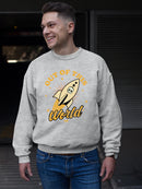 Out of This World - Alien Emoji Rocket Adventure Graphic Men's Sweatshirt