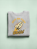 Out of This World - Alien Emoji Rocket Adventure Graphic Men's Sweatshirt
