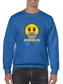 Sensei Emoji Dojo - Wise Master Retro Graphic Men's Sweatshirt