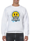 Sensei Emoji Dojo - Wise Master Retro Graphic Men's Sweatshirt