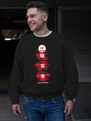 Emoji Kanji Art - The Iconic Brand Graphic Men's Sweatshirt