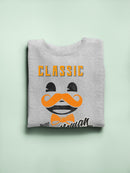 Classic Pure Gentleman - Vintage Mustache Bow Tie Men's Sweatshirt