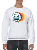 Laughing Layers - Retro Emoji Aesthetic Graphic Men's Sweatshirt