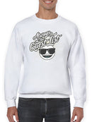 Always VIP - Guest List Cool Retro Emoji Party Men's Sweatshirt