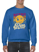 Retro Rizz - Vintage Winking Emoji Graphic Men's Sweatshirt