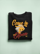 Welcome Vibes - Open Sign Emoji Graphic Men's Sweatshirt