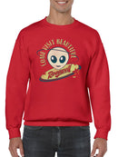 Come Visit Beautiful Roswell - Vintage Alien UFO Retro Men's Sweatshirt