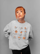 Celestial Zodiac Emoji - Astrology Horoscope Constellation Women's Sweatshirt