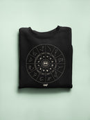 Zodiac Wheel Emoji  - Astrology Horoscope Constellation Women's Sweatshirt
