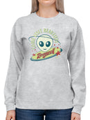 Come Visit Beautiful Roswell - Vintage Alien UFO Retro Women's Sweatshirt