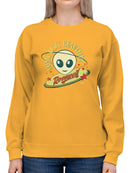 Come Visit Beautiful Roswell - Vintage Alien UFO Retro Women's Sweatshirt