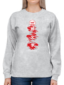 Emoji Kanji Art - The Iconic Brand Graphic Women's Sweatshirt