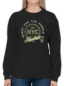 Fearless NYC - Urban Jungle Retro Graphic Women's Sweatshirt