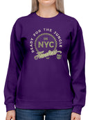 Fearless NYC - Urban Jungle Retro Graphic Women's Sweatshirt