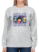 Japanese Streetwear Emoji - Geisha, Sushi, Ramen, Fuji Women's Sweatshirt