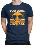 Too Cool 4 School - Retro Emoji Sunglasses Graphic Men's T-shirt