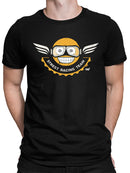 Street Racing Team - Retro Moto Racer Emoji Men's T-shirt