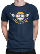 Street Racing Team - Retro Moto Racer Emoji Men's T-shirt