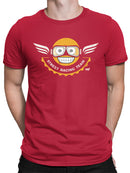 Street Racing Team - Retro Moto Racer Emoji Men's T-shirt