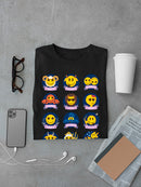 Zodiac Emoji Icons - Astrology Horoscope Graphic Men's T-shirt