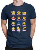 Zodiac Emoji Icons - Astrology Horoscope Graphic Men's T-shirt