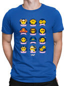 Zodiac Emoji Icons - Astrology Horoscope Graphic Men's T-shirt